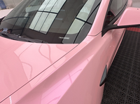 Film de protection de carrosserie de voiture de qualité supérieure en PET, couleur pêche rêve, luxe, changeant de couleur, anti-UV, anti-rayures, protection de la vie privée, teinté