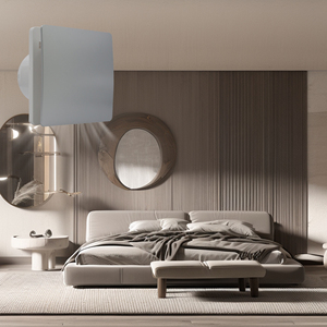 Extractor de Aire Axial de Alta Calidad, Personalizado, Resistente al Agua, Montado en la Pared, para Cocina, Baño, Ventana con Obturador de Presión de Aire Eléctrico - Product Image 5