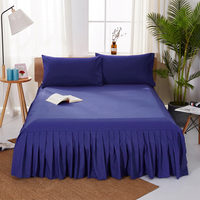 Jupe de lit en microfibre brossée douce, anti-poussière, pour la maison et l'hôtellerie, vente en gros