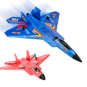 Avion télécommandé F22 Stunt Amphibious à aile fixe en mousse, planeur, chasseur, hélicoptère, aéronef ultraléger, modèles d'avions RC, jouets - Product Image 1