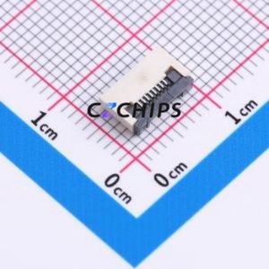XW0520012-080R-001 FFC/FPC Connector SMD,P=0.5mm,Horizontal Mount Connector Flip Cover Type Bottom Contact 8P 0.5mm - Product Image 1