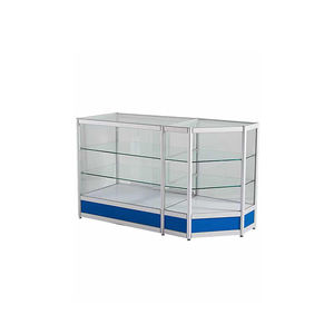 Design del bancone della <span class=keywords><strong>farmacia</strong></span> con la luce del negozio medicale <span class=keywords><strong>orologio</strong></span> vetrina vetro bancone gioielli - Product Image 6