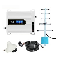 Amplificateur de signal de téléphone portable 900 1800 2100 MHz 2G 3G 4G Tri-bande GSM DCS, répéteur de signal mobile pour la maison et le bureau