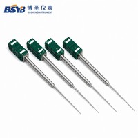 S-Type Pt-Rh Dual Thermocouple 0~1400 Deg C +/-1% Accuracy with Alumina Tube Protection for High Temp