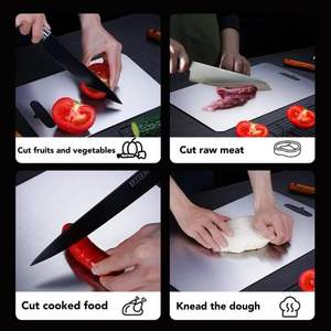 Planche à découper multifonction épaisse pour aliments, viande, fromage, en acier inoxydable 304, pour la cuisine - Product Image 2