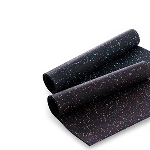 Safe Non-slip <b>Rubber</b> Gym <b>Flooring</b> High Density Shockproof Fitness Mat for Indoor Sports Court Commercial Gym Equipment - Product Image 1