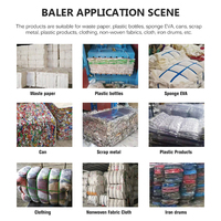 Presse à balles verticale robuste pour plastiques et bouteilles PET
