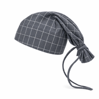 Bonnet en coton à nouer en gros, avec logo personnalisé, imprimé camouflage, dessin animé ou à carreaux, style vintage