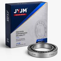 Rodamiento de Bolas de Contacto Angular de Sección Delgada JYJM OEM 71810C 50x65x7mm 15 Grados, Componente de Motor de Husillo CNC de Alta Precisión