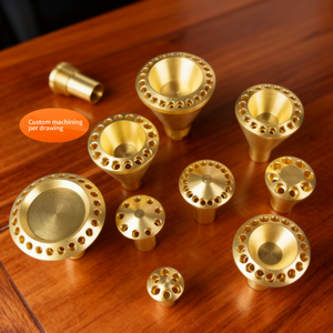 Custom Stainless Steel/Brass Refrigerant Pipe Fittings Nozzle-ISO9001 Approved <b>Air</b> <b>Conditioning</b> Part CNC for Machined Made - Product Image 1