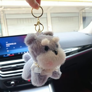Cachorro colgante suave algodón peluche juguete Keytag dibujos animados trapo muñeca perro felpa llavero colgante bolsa muñeca llavero - Product Image 4