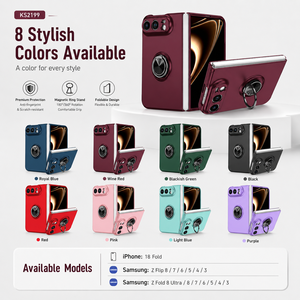 Étui de téléphone pliable avec support rotatif à 360°, support magnétique pour voiture, compatible avec les coques de protection antichoc pour Samsung Galaxy Z - Product Image 6