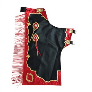 Pantalones de Cuero Góticos Nabtay para Hombre, Diseño con Apliques de Corazón y Flecos, Cintura Media, Hechos a Medida, Cierre Ajustable con Cordón - Product Image 1
