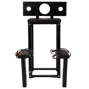 BANSEY Spanking Bench with Wooden Head Stocks Pelvic Restraint Throne Banco de sumision Chaise de bondage <b>Love</b> chair - Product Image 1