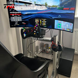 aluminium simulateur de cockpit de course siège voiture conduite simulateur de course jeu de cockpit simulateur de course - Product Image 4