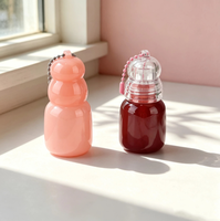 Großhandel 3ml Schlüsselanhänger Lippenöl-Verpackung, individuell anpassbar, ABS mit großem Applikator, nachfüllbarer leerer Lipgloss-Behälter, tragbare Lipgloss-Tube