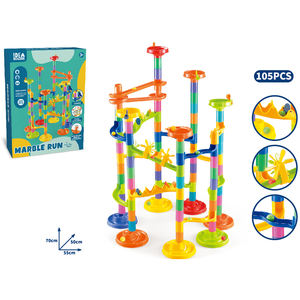 2024 meilleurs jouets éducatifs blocs de construction de boule orbitale de haute précision 150 pièces ensembles de blocs de construction en marbre - Product Image 3