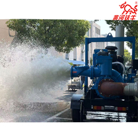 Pompe auto-amorçante haute pression pour drainage minier, entraînée par moteur diesel