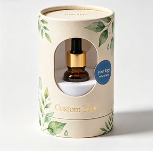 <b>Custom</b> Various Size Cosmetic Paper Tube, Eco-Friendly Round Cylinder Packaging for Makeup,<b>Lipstick</b> and Skincare Products - Product Image 1