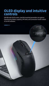 Di động OEM không dây sạc kép 1K Chuột chơi game, với ánh sáng RGB mát mẻ, thích hợp cho cả chơi game và sử dụng văn phòng. - Product Image 3