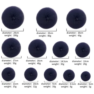 Venta al por Mayor de Donuts <span class=keywords><strong>para</strong></span> el <span class=keywords><strong>Cabello</strong></span> de 18-20cm, Color Personalizado, <span class=keywords><strong>para</strong></span> Salón y Decoración Diaria del <span class=keywords><strong>Cabello</strong></span> - Product Image 3