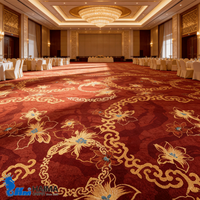 Tapis Axminster de luxe sur mesure, 80% laine, 20% nylon, résistant au feu, pour hôtel 5 étoiles, casino, salle de bal