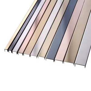 Plinthe en acier inoxydable 304 de Foshan, 10 cm, type boucle très étroite, 5 cm, épaissie, moderne, simple, luxe léger - Product Image 6