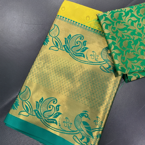 Showstopper indien la plupart des exportations Designer Silk Saree Dernière exclusivité à la mode Premium Quality Bridal Ethnic Party Wear Pour les femmes - Product Image 1