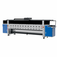 Impresora UV de Gran Formato de 3.2m con 8 Cabezales Gen 5 6 G5 G6 I3200, Impresora UV de Rollo a Rollo para Lona, Papel Tapiz y Cuero