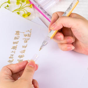 Stylo marqueur à séchage rapide pour dessin et peinture, double ligne, surligneur, ensemble de papeterie pour enfants - Product Image 4