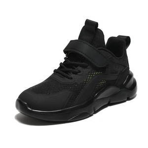 Nouvelles baskets de sport <span class=keywords><strong>bleu</strong></span> <span class=keywords><strong>marine</strong></span> pour enfants, vente en gros, usine OEM, personnalisables, respirantes, en maille, avec fermeture auto-agrippante, pour garçons - Product Image 5