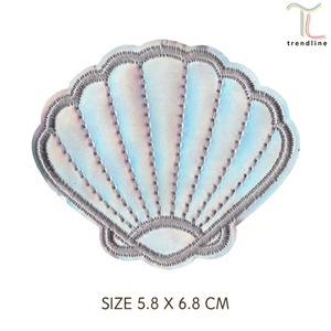 바다 세계 쉘 인어 꼬리 문어 패치 - Product Image 5