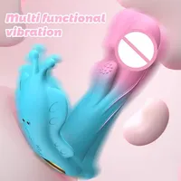 Vibrateur portable pour culotte avec télécommande via application, Godemiché Point G, 10 modes de vibration et de clignotement, Jouet sexuel pour femmes et couples