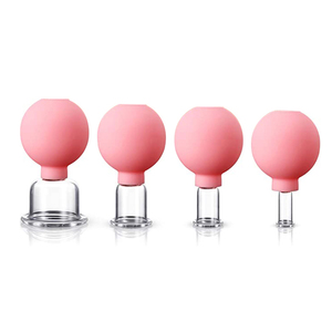 Ensemble de ventouses <span class=keywords><strong>en</strong></span> silicone de haute qualité pour massage sous vide, 4 ventouses - Product Image 1