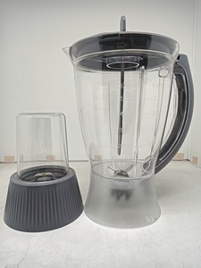 Portable 1.5L en plastique électrique presse-agrumes broyeur 2-en-1 multifonction cuisine mélangeur avec 4 lames 4 vitesses 250W pour usage domestique - Product Image 2