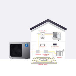 Nulite ปั๊มความร้อน WiFi EVI R32R290, เครื่องทำน้ำร้อนแหล่งอากาศเครื่องทำน้ำร้อน R290ฟังก์ชั่น A +++ - Product Image 1