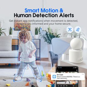 Telecamera Dome WiFi Anywii P100B 5MP con Visione Notturna a Colori, Monitor per Bambini con Notifiche App Istantanee Online - Product Image 5