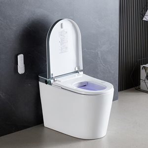 Inodoro Inteligente de Una Pieza, Inodoro de Cerámica Inteligente, Inodoro Inteligente de Piso para Baño, S7/S7 Pro Gery Intelligent - Product Image 5