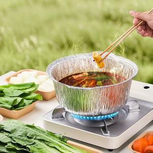 1800ml Hoge Kwaliteit Groothandel Aluminiumfolie Wegwerp Bakjes Voedselveilige Aluminiumfolie Schaal Aluminiumfolie Verpakking met Deksel - Product Image 4