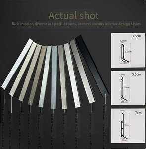 Zócalo de Aleación de Aluminio - Zócalo de Piso Oculto de Material de Aluminio con Zócalo Integrado y Reforzado - Product Image 5