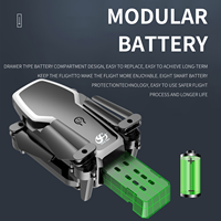 Mini Drone radiocommandé S171 de poche RC, batterie, jouets radiocommandés, Drone aérien 4K HD avec double caméra, 2023