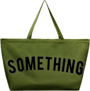 <span class=keywords><strong>Bolsa</strong></span> de Lona Extra Grande con Asas Dobles - <span class=keywords><strong>Bolsa</strong></span> de Compras Reutilizable con Estampado de Letras para Mujer, para la Playa - Product Image 3
