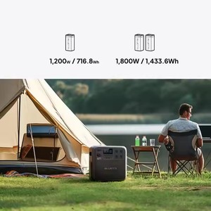 Pour BLUETTI AC180T 2000wh Extension de banque de panneau solaire 100W Station portable Ports de charge USB pour Camping en plein air voiture Ion - Product Image 6