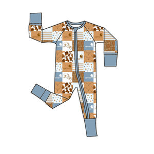 Baju Tidur Bayi Model Romper Bahan Serat Bambu Organik Custom Grosir, Pakaian Anak, Setelan Piyama Bayi - Product Image 6