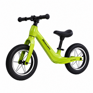 Cadre en alliage de magnésium léger et haute résistance, siège en cuir écologique, vélo d'équilibre pour enfants de 12 pouces - Product Image 1