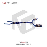 Système d'échappement Cat-Back Valvetronic en titane ING pour Lexus IS-F – Pièces de performance ultra-légères à haut débit pour la tuning – Vente en gros