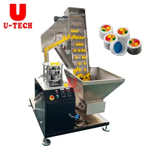 Easy to operate Complete Automatic high speed plastic Bottle cap folding slitting machine price