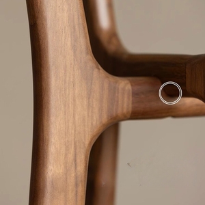 <span class=keywords><strong>Perchero</strong></span> Grande de Madera Maciza Estilo Italiano Minimalista, <span class=keywords><strong>Perchero</strong></span> de Pie de Nogal Negro de Mediados de Siglo para Dormitorio - Product Image 4