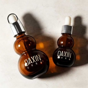 Flacons compte-gouttes en verre ambré, flacons double gourde avec compte-gouttes, flacons pour teintures, parfums, huiles essentielles, huiles capillaires et liquides - Product Image 3