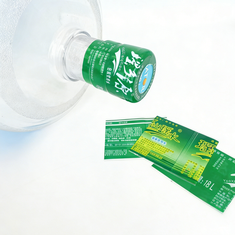 High Quality Printed PVC Labels for Beverage Packaging with Sharp Graphics and Smooth Finish